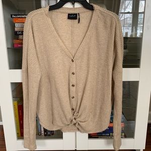 Out From Under Tan Oversized Thermal